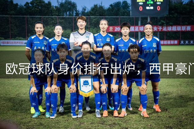 欧冠球队身价排行出炉，西甲豪门称霸榜单